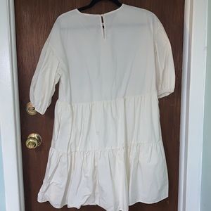 Target A New Day Puff Short Sleeve Tiered Dress